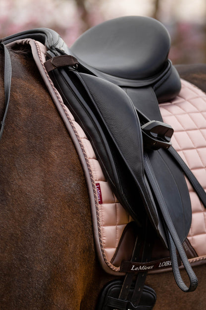 LeMieux Schabracke Loire Classic Satin Dressage Square rosé