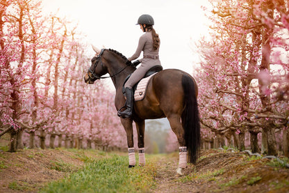 LeMieux Schabracke Loire Classic Satin Dressage Square rosé