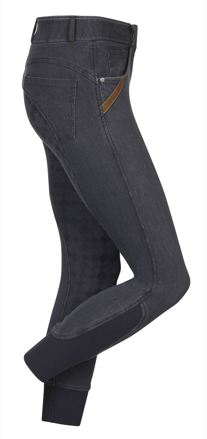 LeMieux Reithose Denim carbon grey