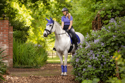 LeMieux Schabracke Loire Classic Satin Dressage Square bluebell