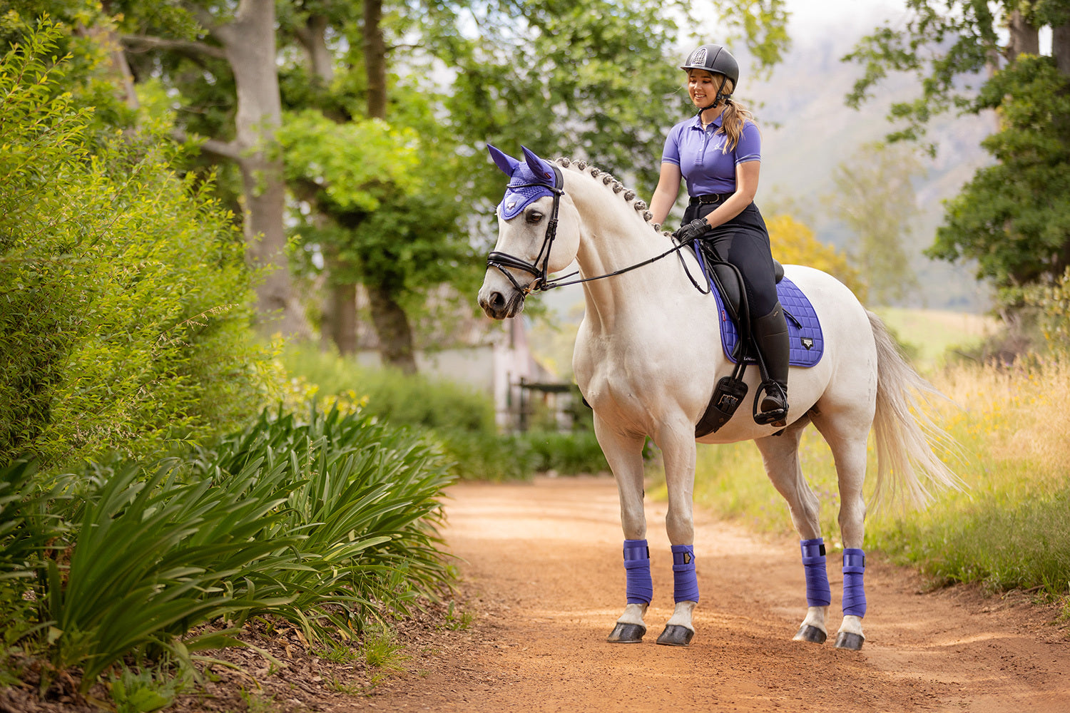 LeMieux bandages Loire Polo bluebell
