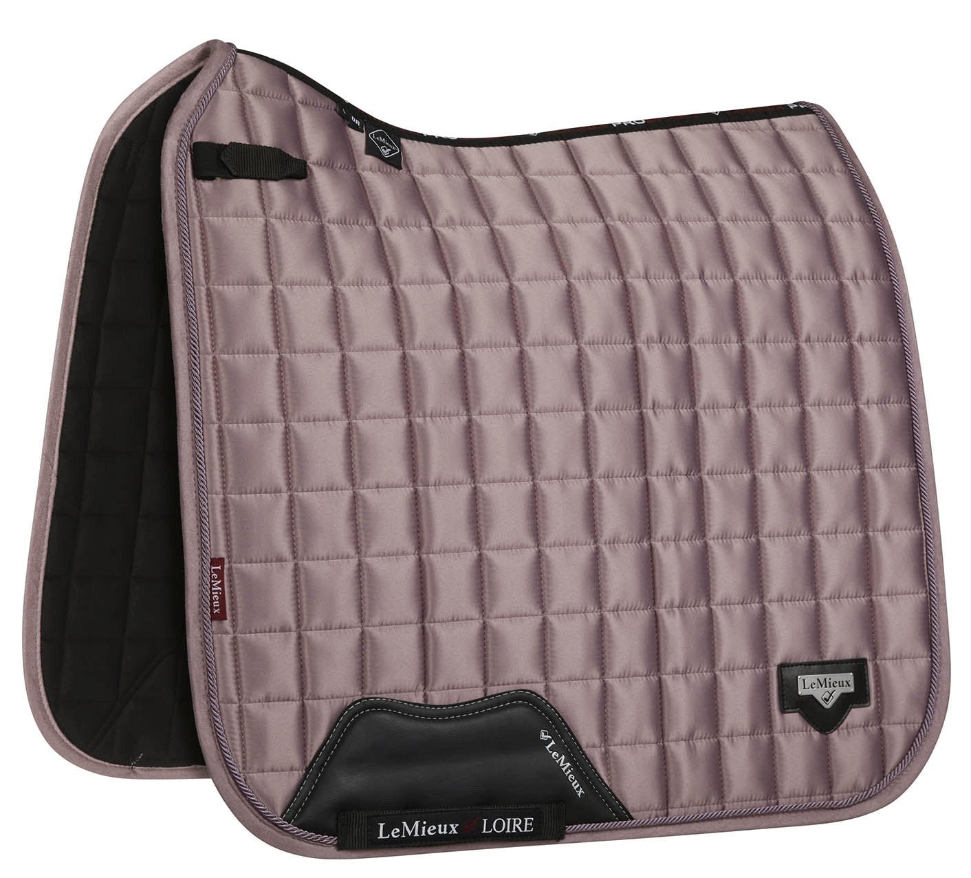 LeMieux saddle pad Loire Classic Satin Dressage Square musk