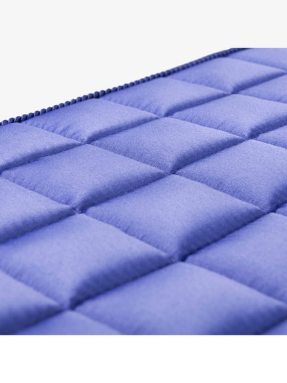 LeMieux Schabracke Loire Classic Satin Dressage Square bluebell