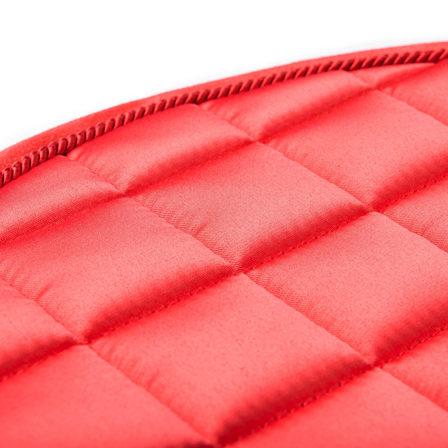 LeMieux saddle pad Loire Classic Satin Dressage Square papaya