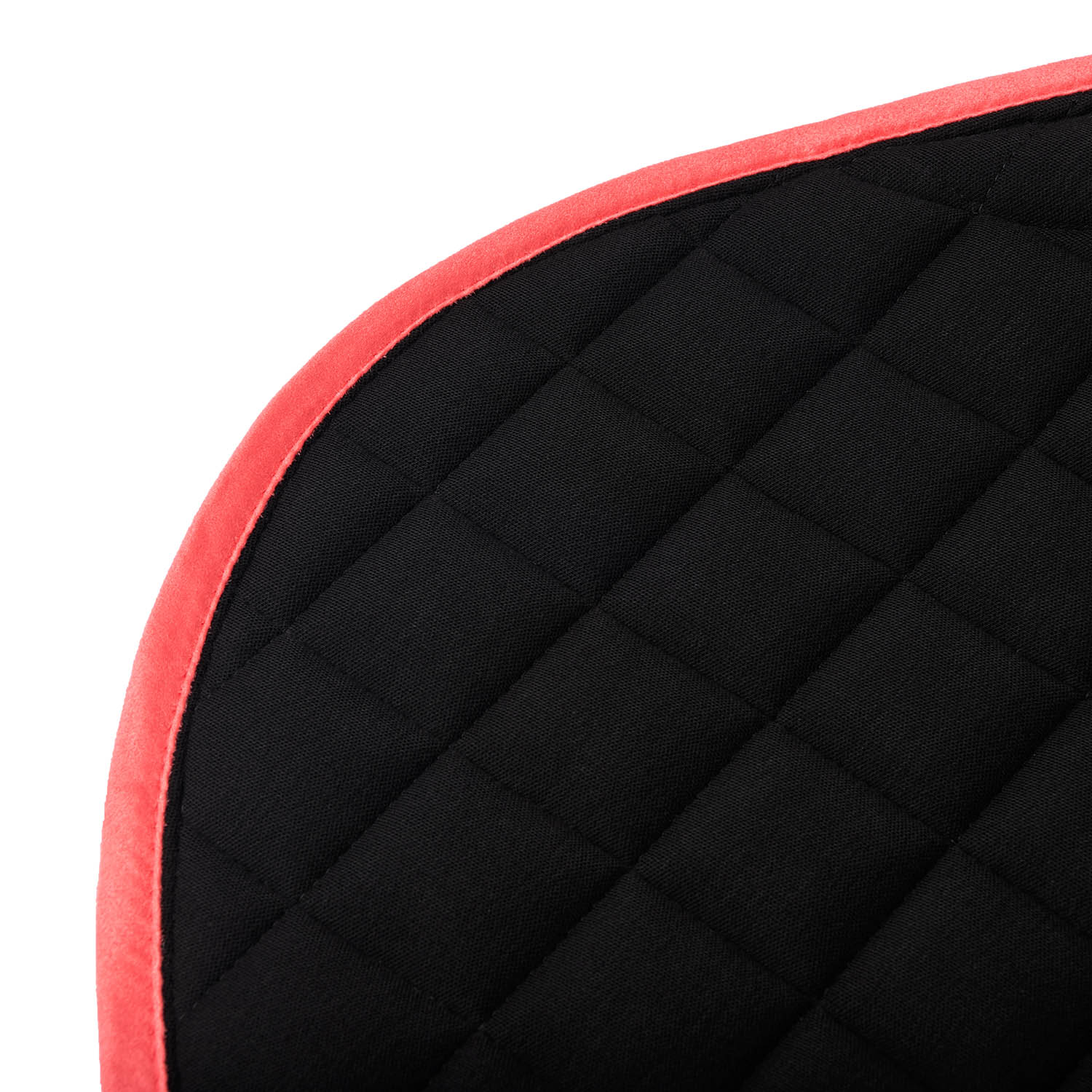 LeMieux saddle pad Loire Memory Satin Dressage Square papaya