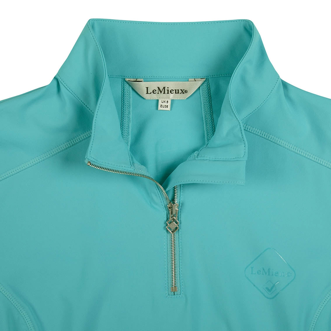 LeMieux short-sleeved base layer shirt azure