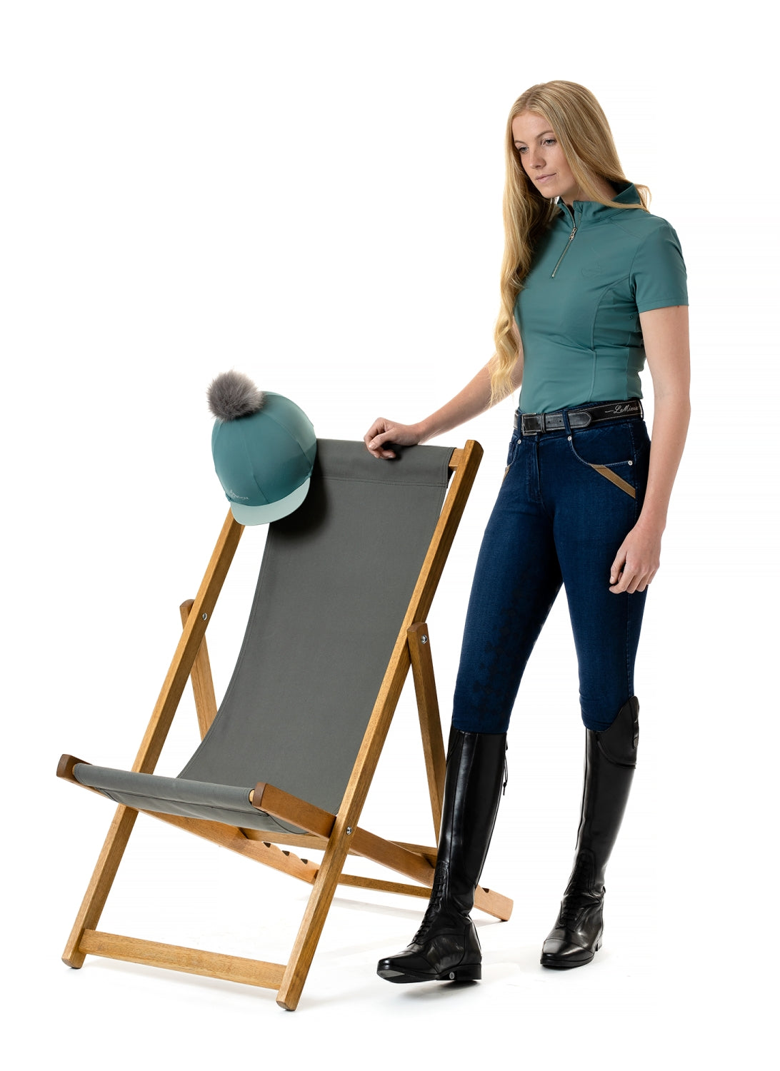 LeMieux short sleeve base layer sage