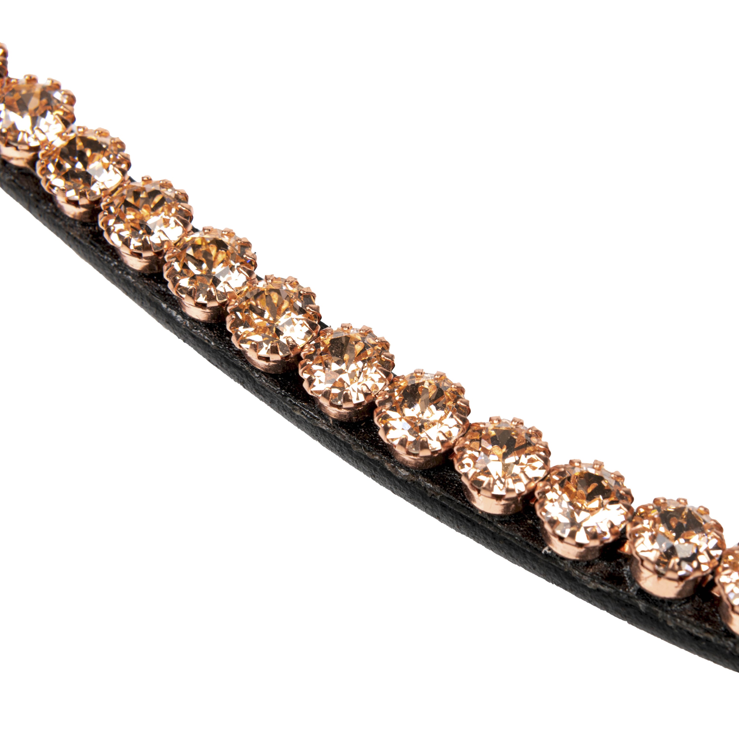 LeMieux Browband Classic Diamante rose black