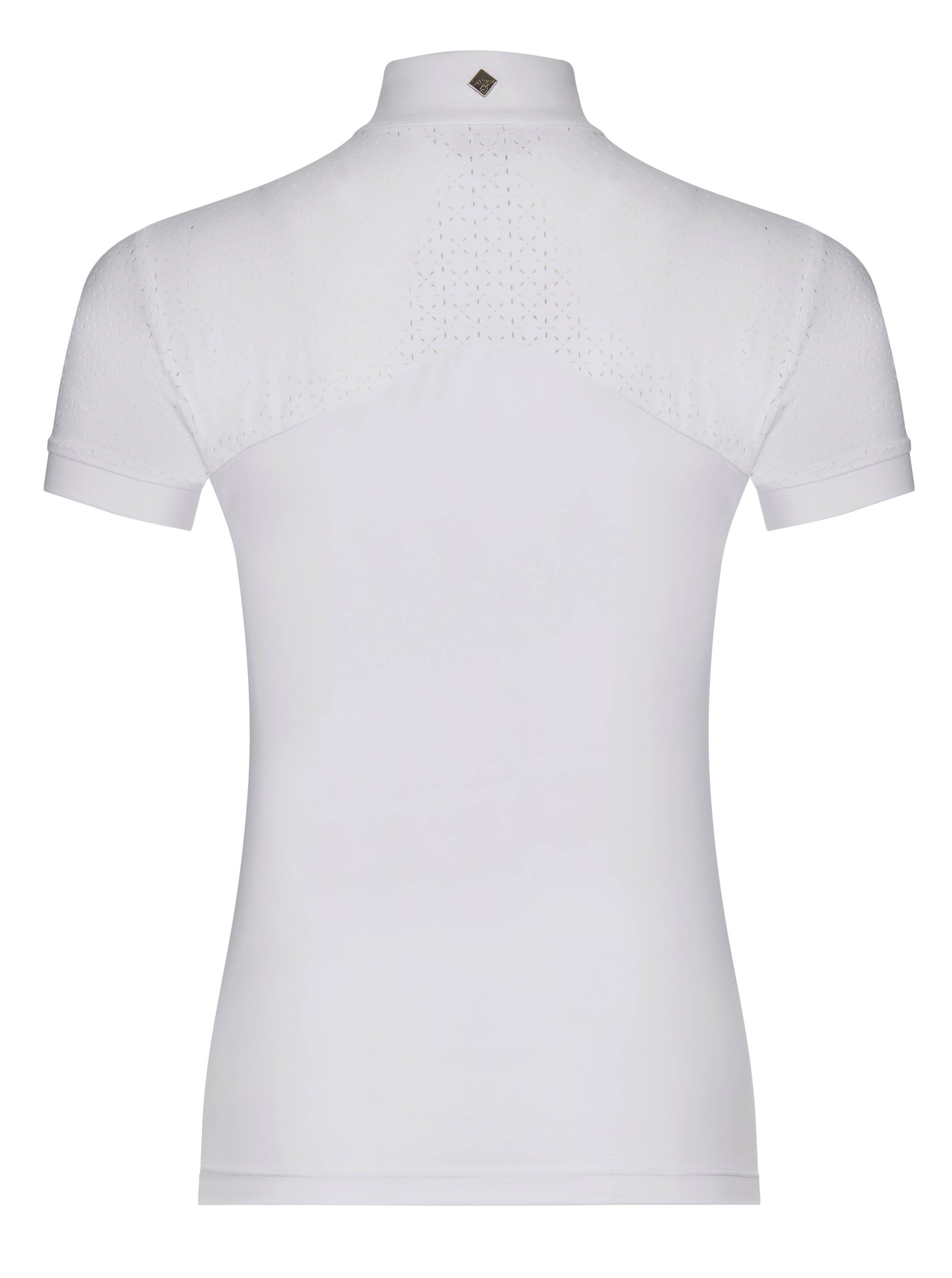 LeMieux Kurzarm Turniershirt Olivia Show Shirt Short Sleeve white