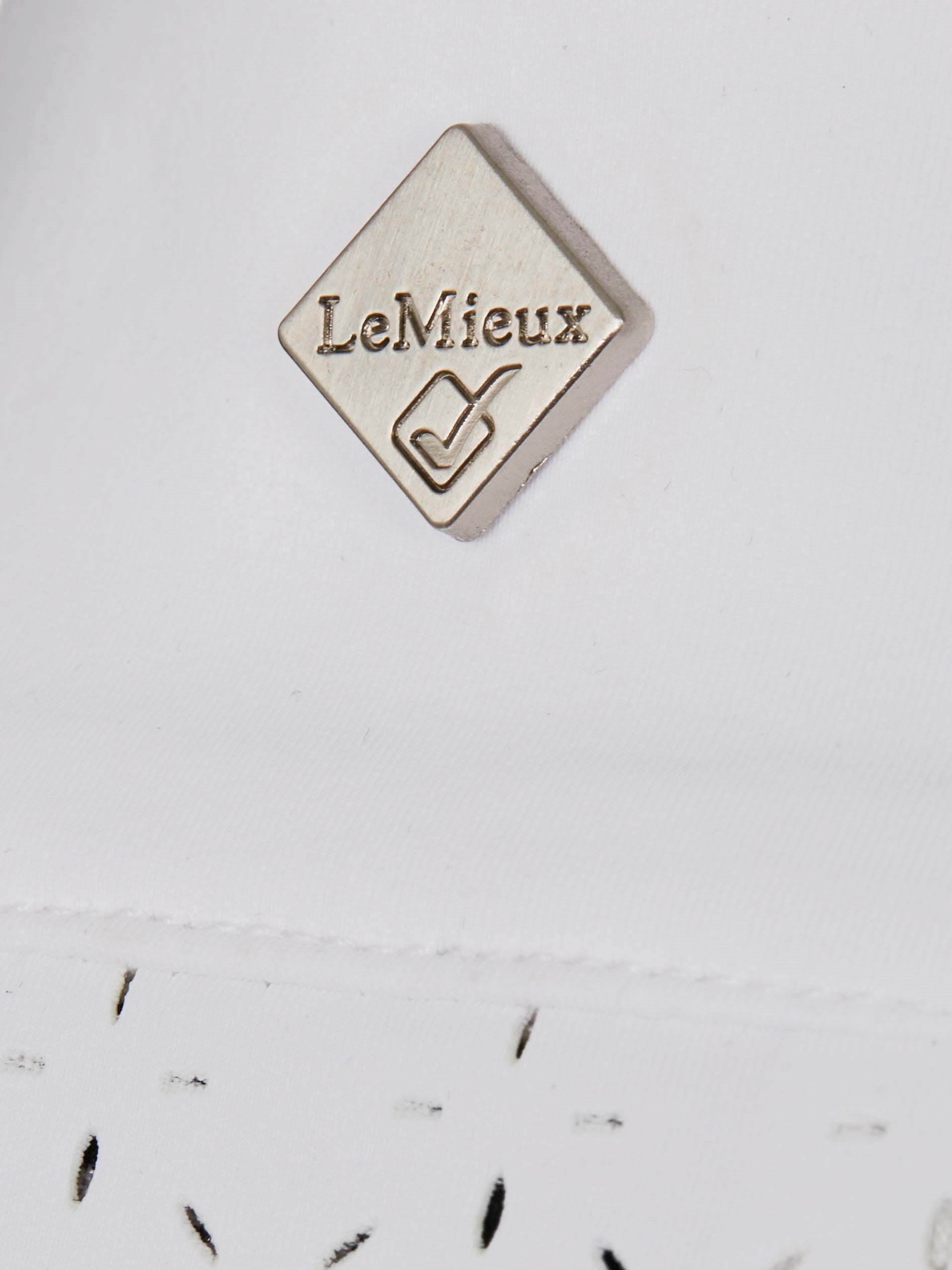 LeMieux Kurzarm Turniershirt Olivia Show Shirt Short Sleeve white