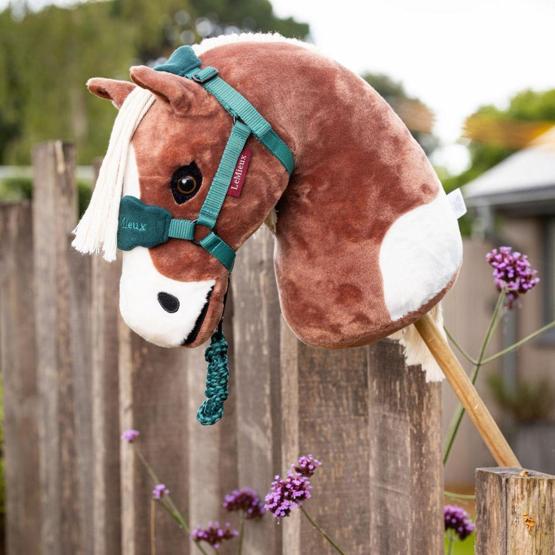 LeMieux Hobby Horse Flash braun weißer Schecke