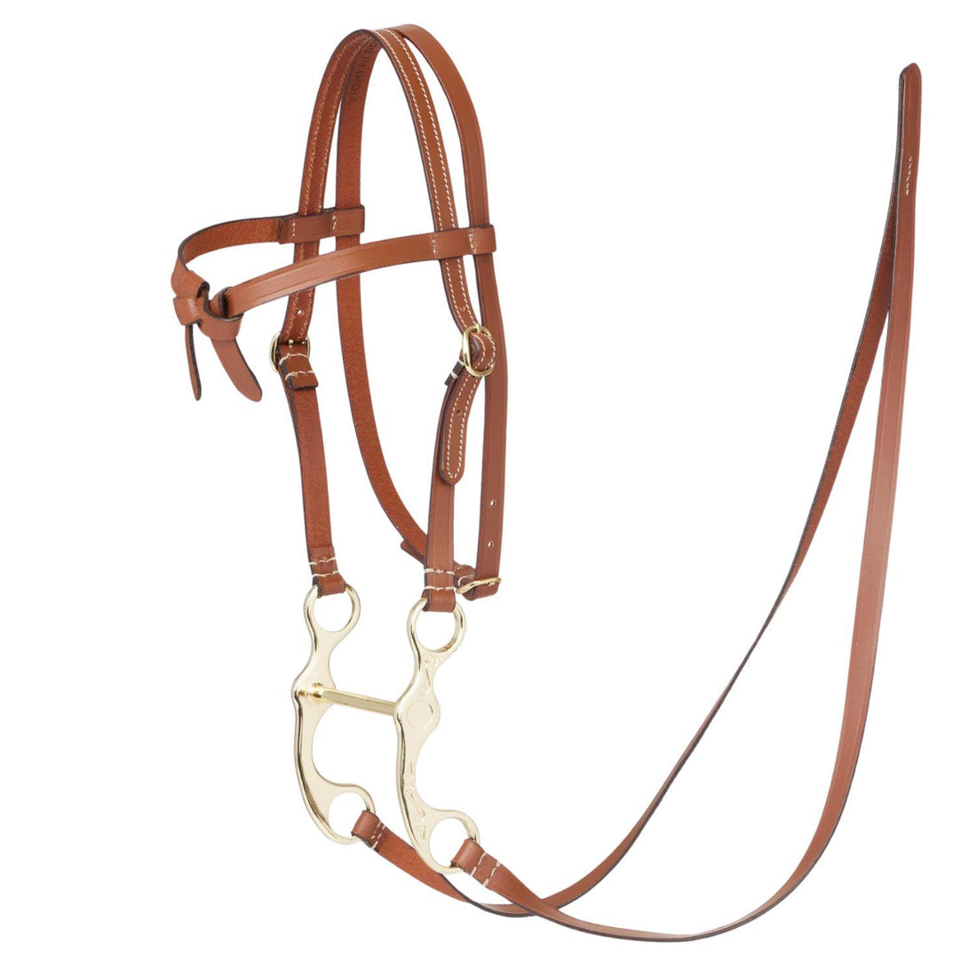 LeMieux Hobby Horse Western Trense Tan hellbraun