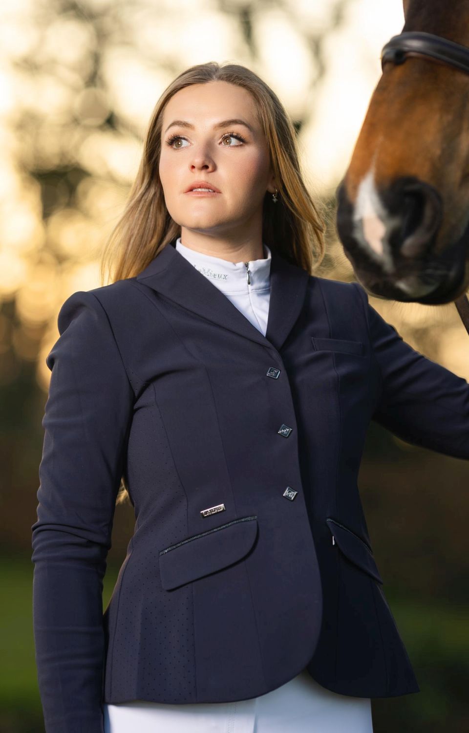 LeMieux Turnierjacket Dynamiqué Show Jacket navy