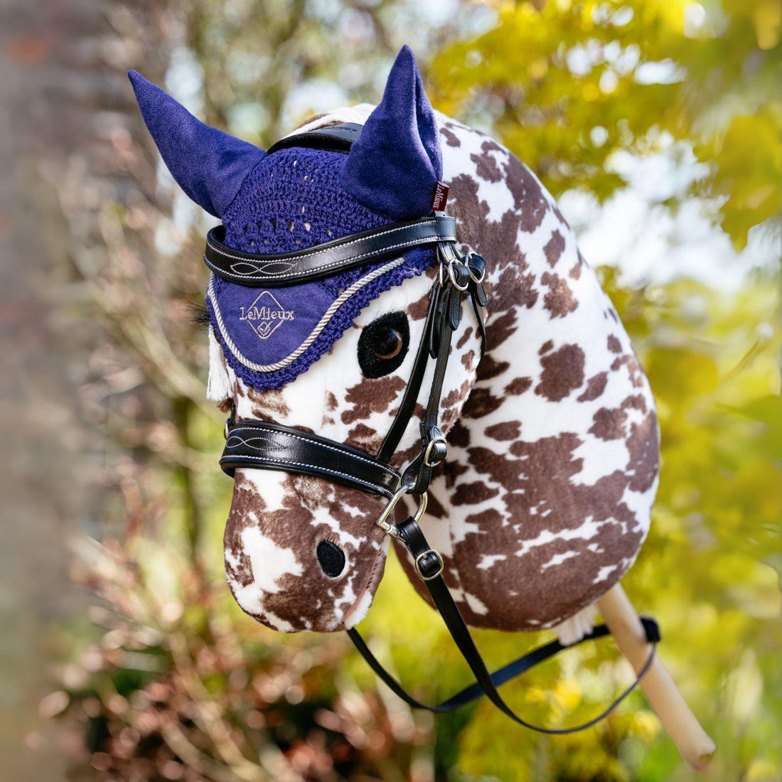 LeMieux Steckenpferd Hobby Horse Montana weiß brauner Tigerschecke