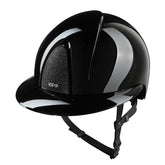 KEP Smart Nova Metal Polish Reithelm Schwarz, Star Glitzer Schwarz und Polo-Visier