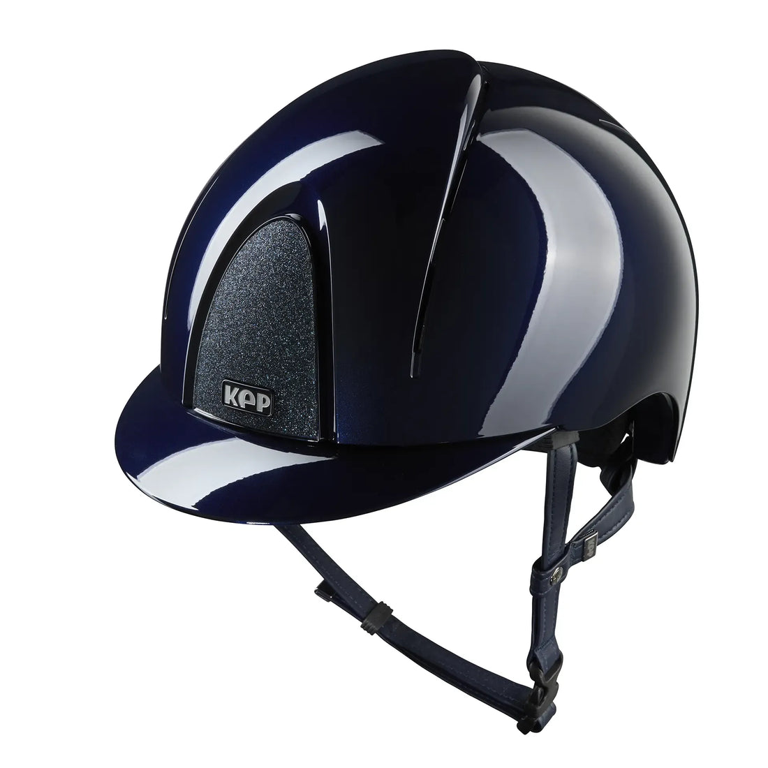 KEP Reithelm Smart Nova Metal Polish Blau, Star Glitzer Blau – Seitenansicht