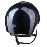 KEP Reithelm Smart Nova Metal Polish Blau, Star Glitzer Silber – Rückansicht