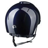 KEP Reithelm Smart Nova Metal Polish Blau – Rückansicht