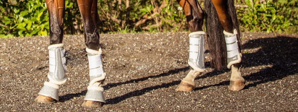 SD Design Bell Boots Sparkle silver