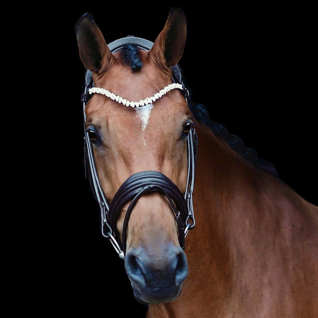 SD Design Trense Romanov rundgenäht schwarz