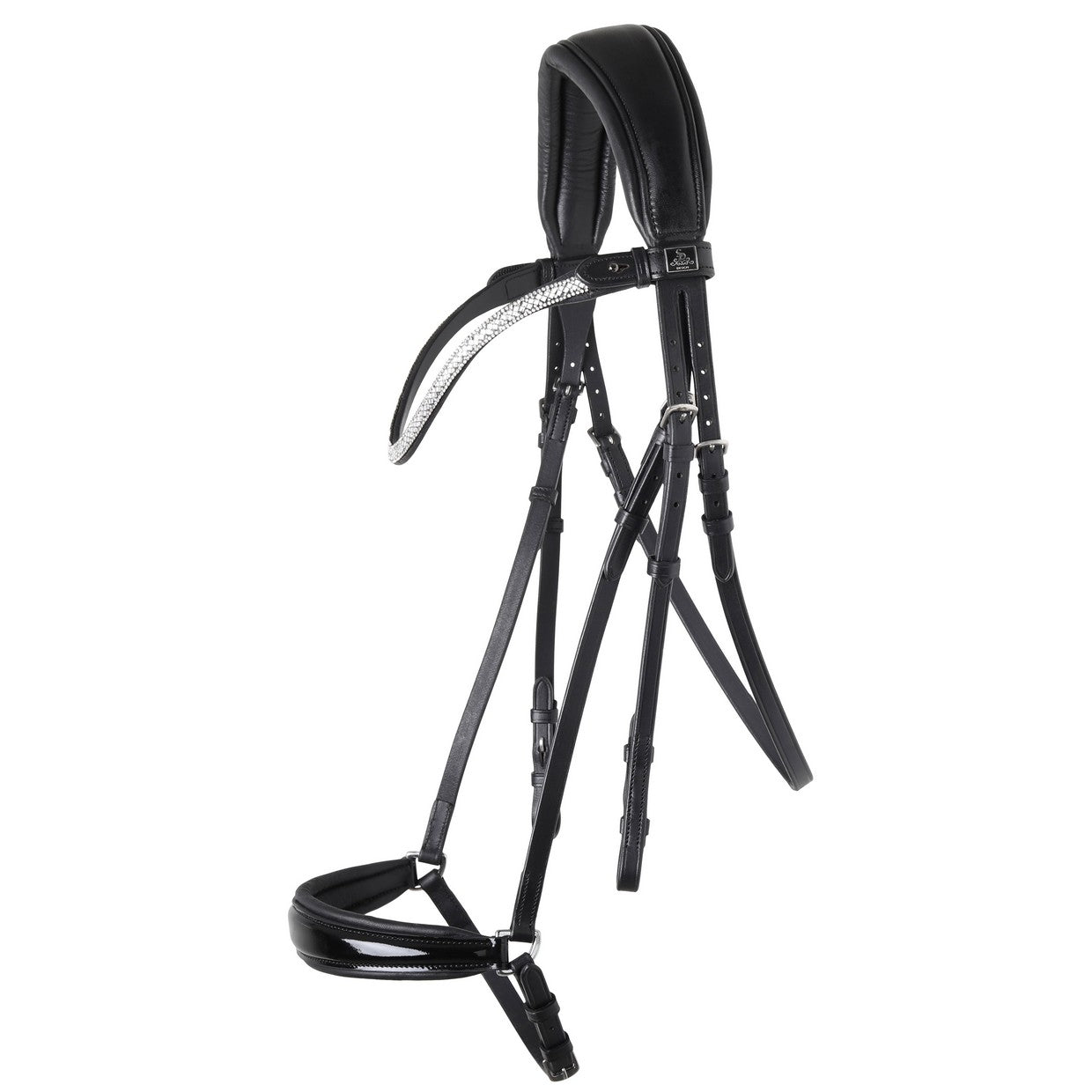 SD Design Bridle Gracieux Hanoverian black patent