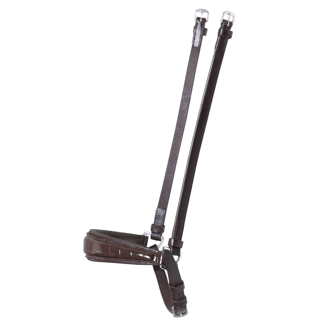 SD Design Reithalfter hannoveranisch Lack braun croco