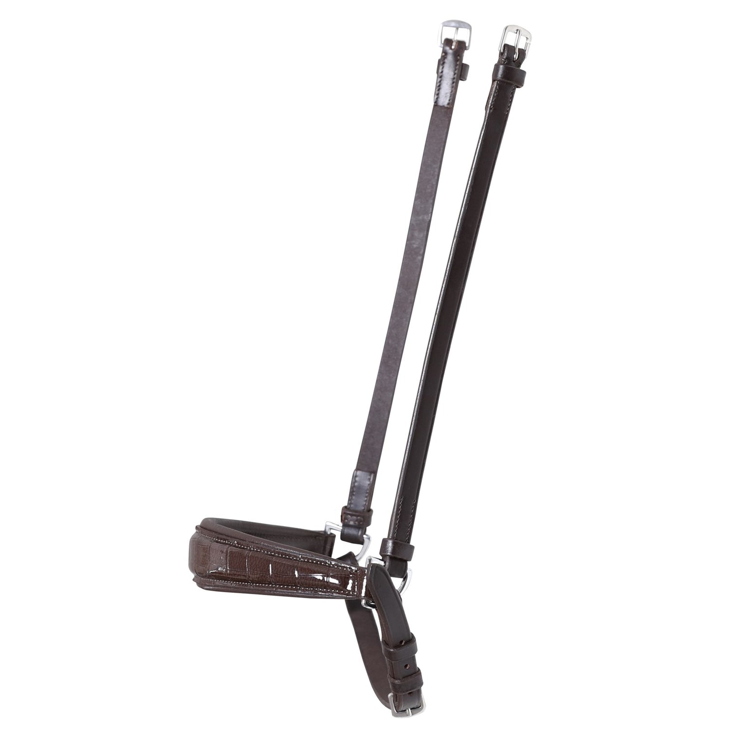 SD Design Reithalfter hannoveranisch Lack braun croco