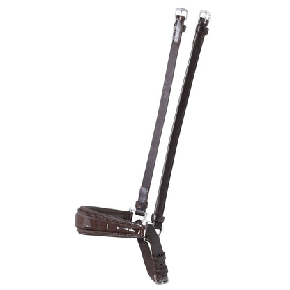 SD Design Reithalfter hannoveranisch Lack braun croco