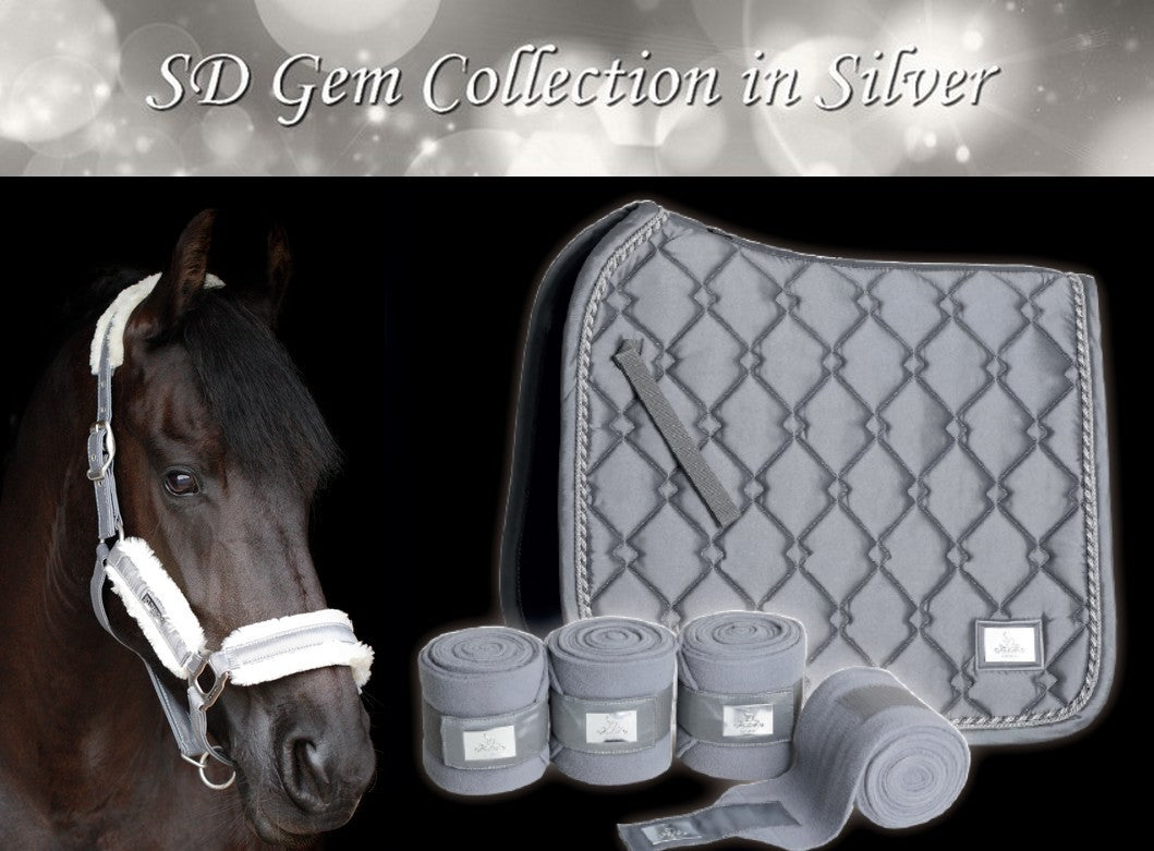 SD Design saddle pad GEM Collection silver