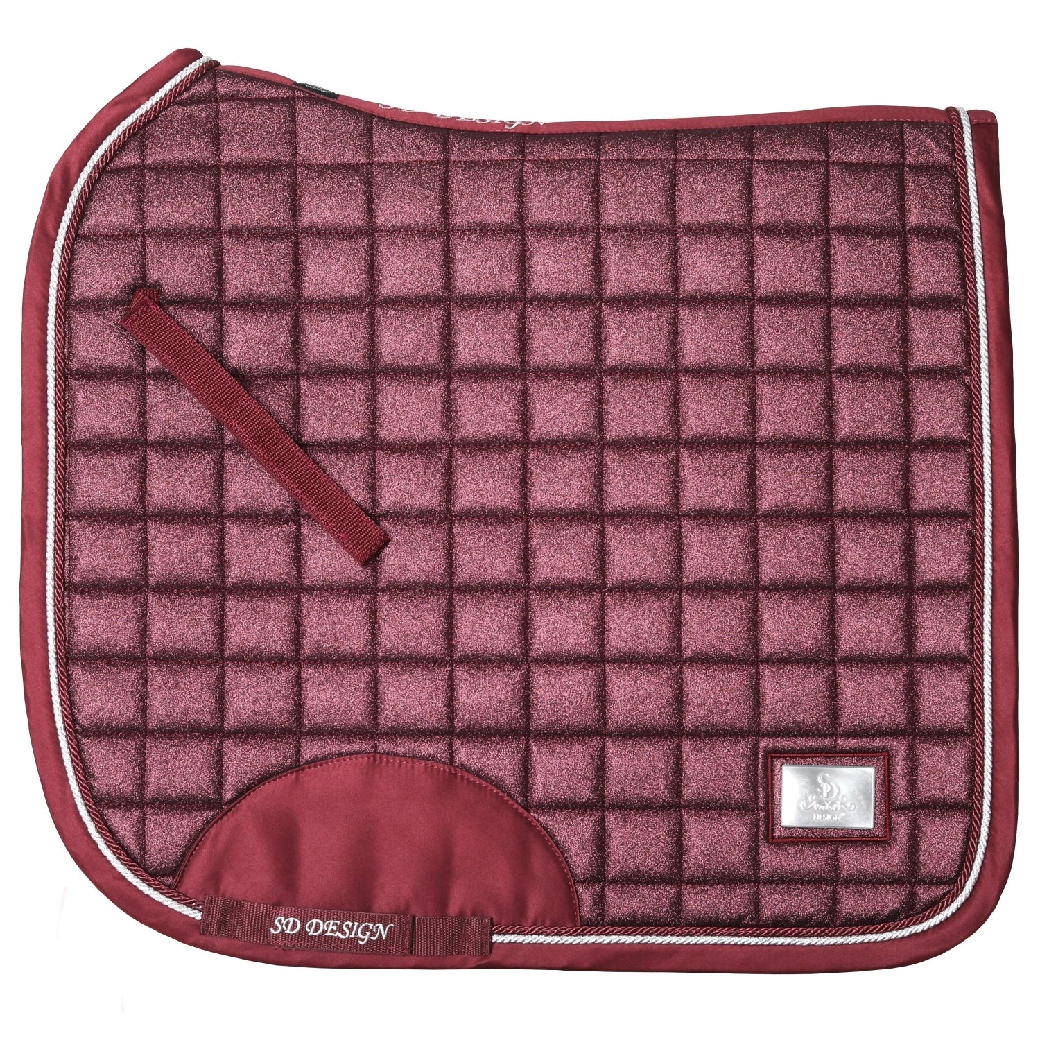 SD Design saddle pad Hollywood Glamorous raspberry shimmer