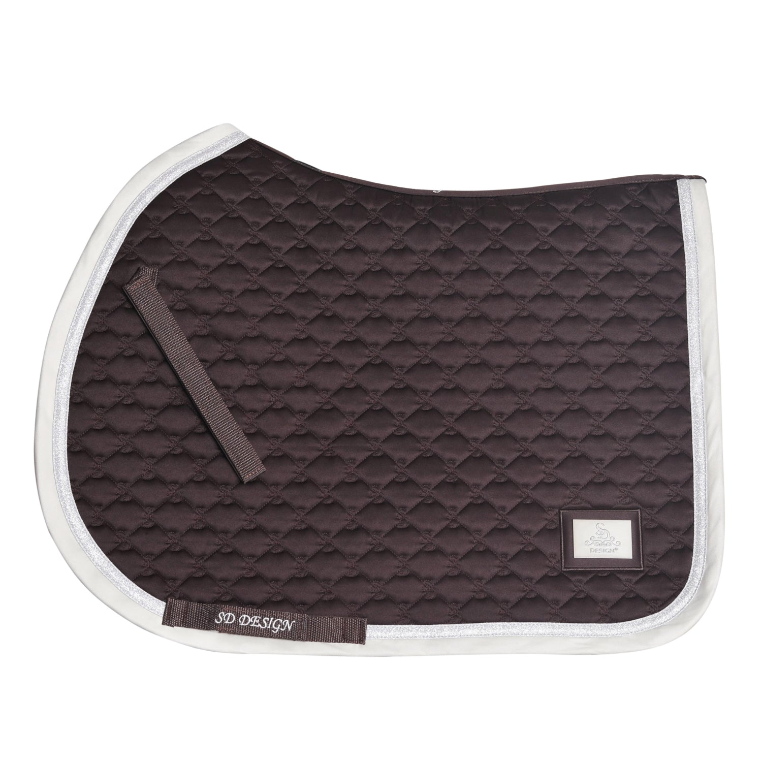 SD Design saddle pad Be Tempted chocolate macaron