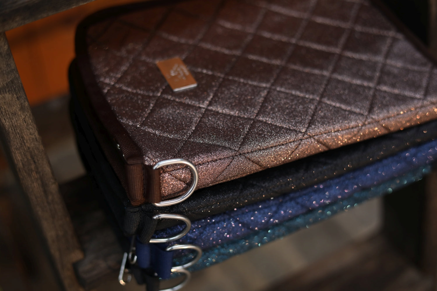 SD Design equine passport bag Hollywood Glamorous dazzling chocolate