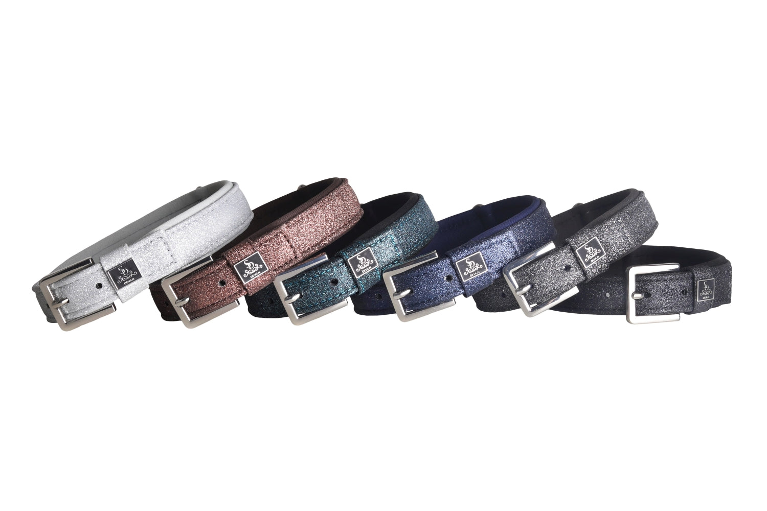 SD Design Hundehalsband Hollywood Glamorous dark shadow glitz