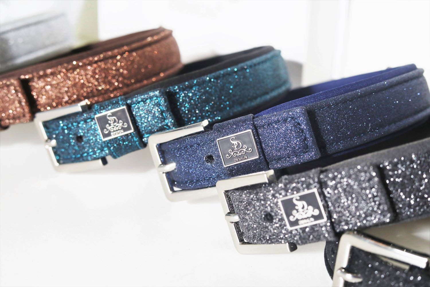 SD Design Hundehalsband Hollywood Glamorous blue lagoon glitter