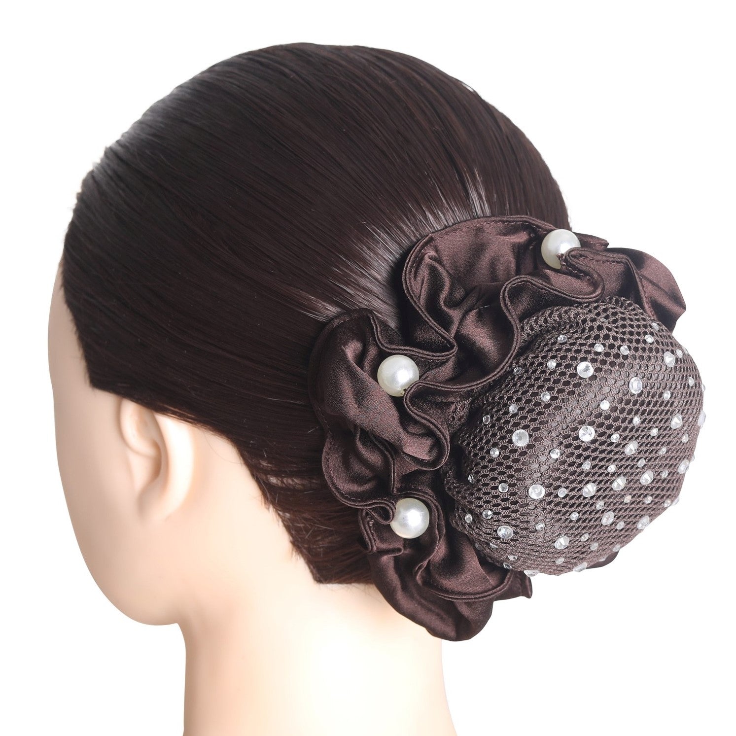 SD Design Haarnetz Clarissa mit Kristallsteinen in crystal