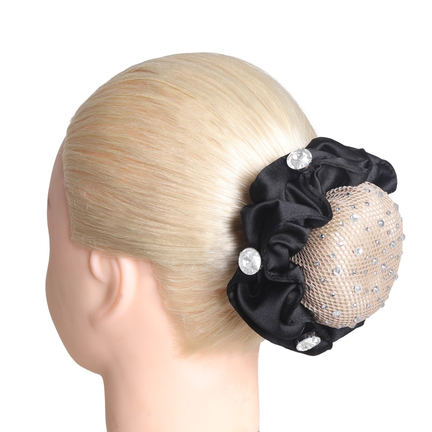 SD Design Haarnetz Clarissa mit Kristallsteinen in crystal