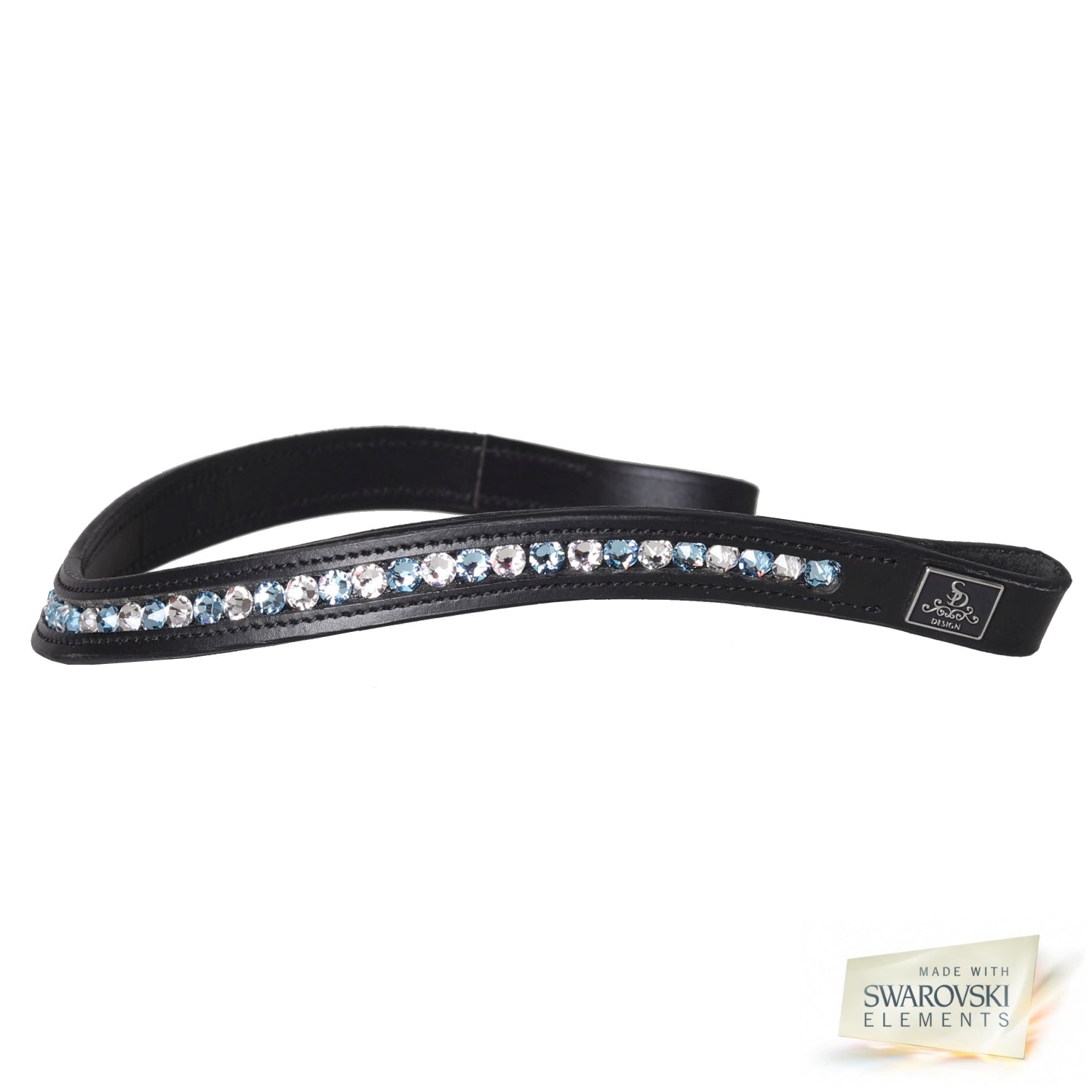 SD Design Headband Aquamarine with Premium Crystal Stones