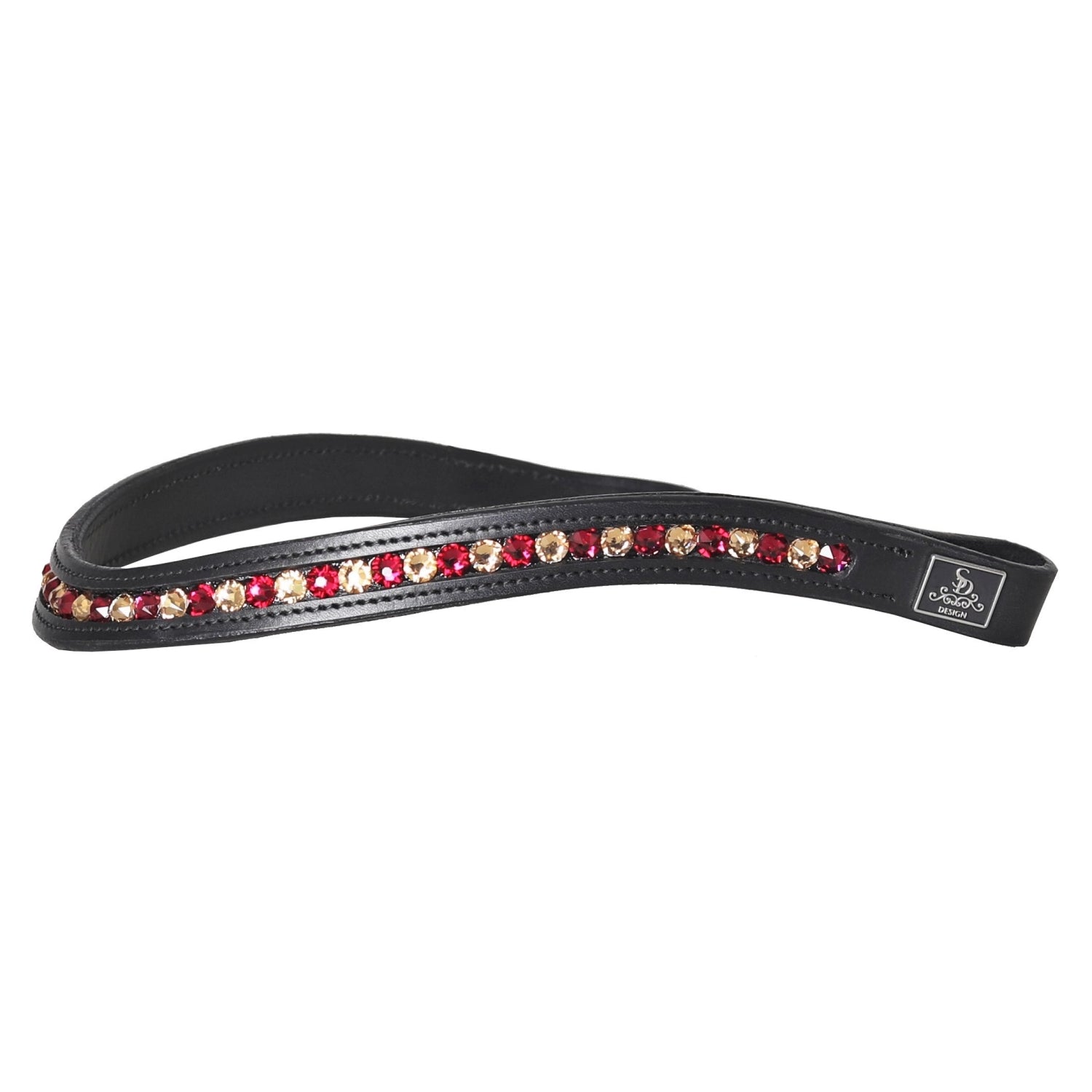 SD Design Headband Ruby &amp;amp; Light Colorado Topaz with Premium Crystal Stones