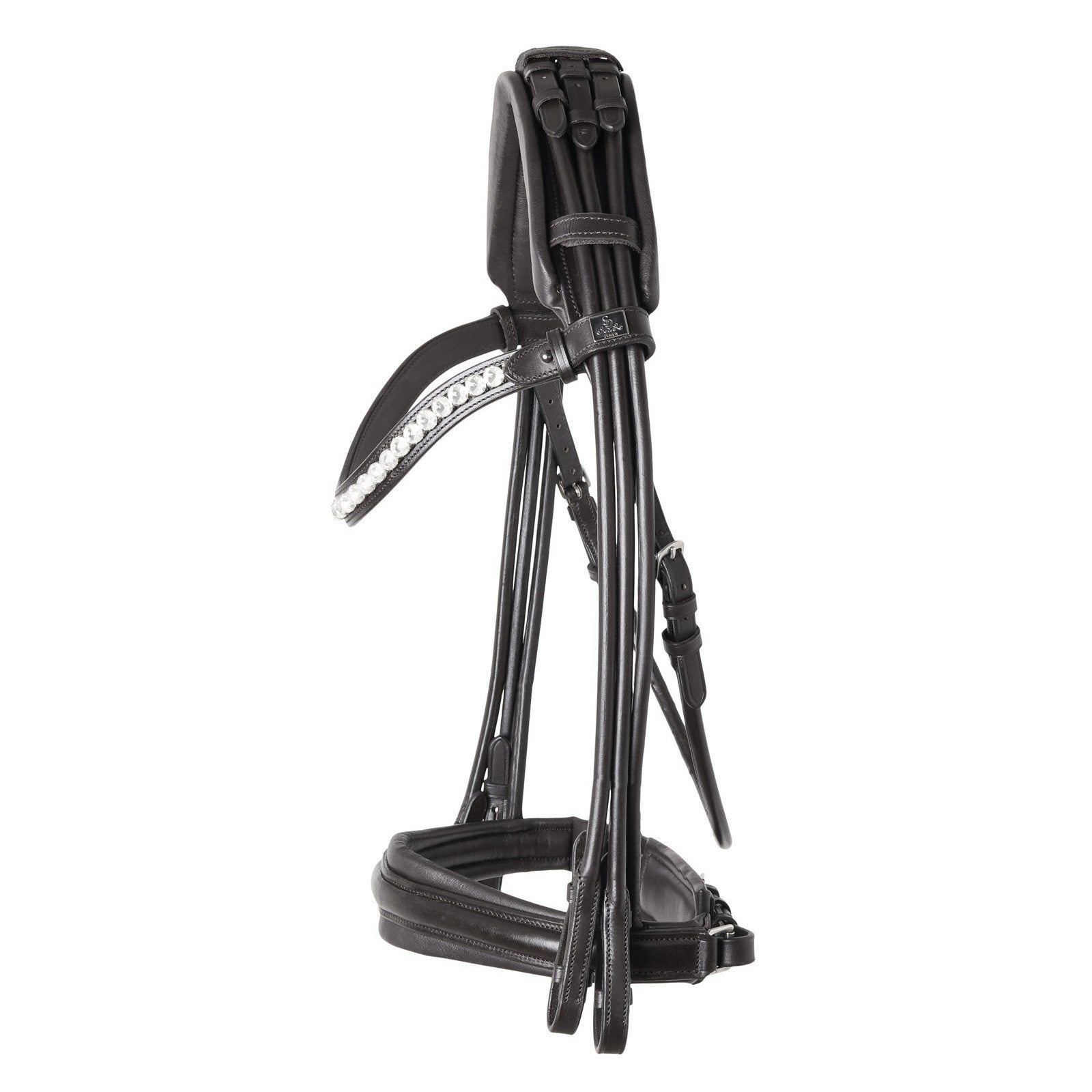 SD Design curb bit Belissimo ll round stitched black