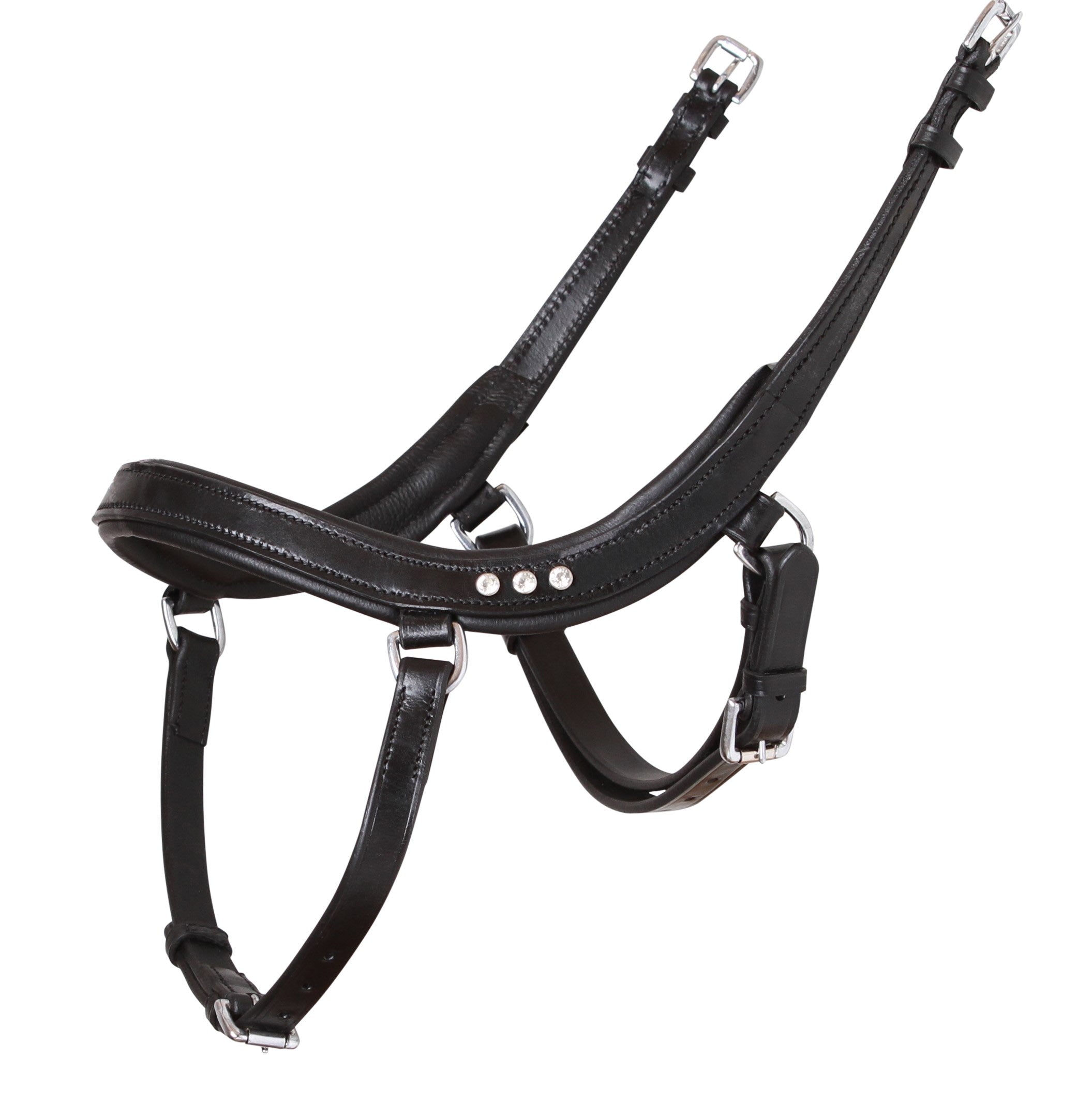 SD Design Reithalfter anatomisch mit Kristallen