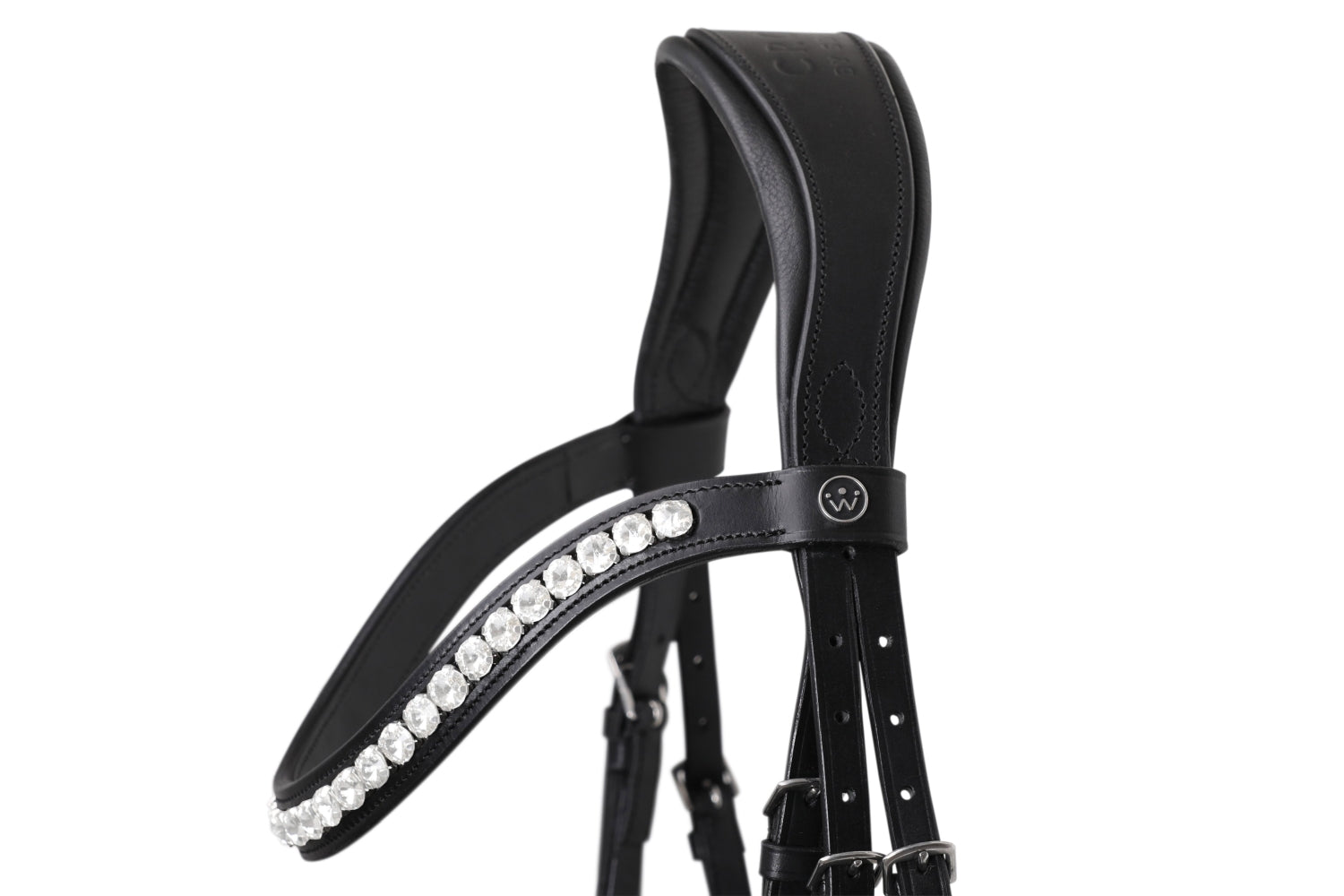 SD Design Bridle Belissimo black and white lined