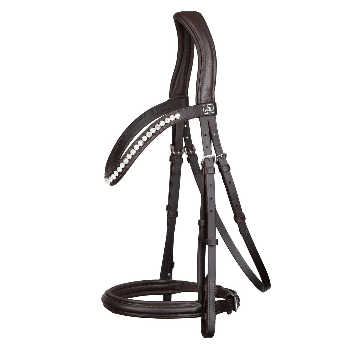 SD Design Trense Leerox braun mit abnehmbarem Sperrriemen