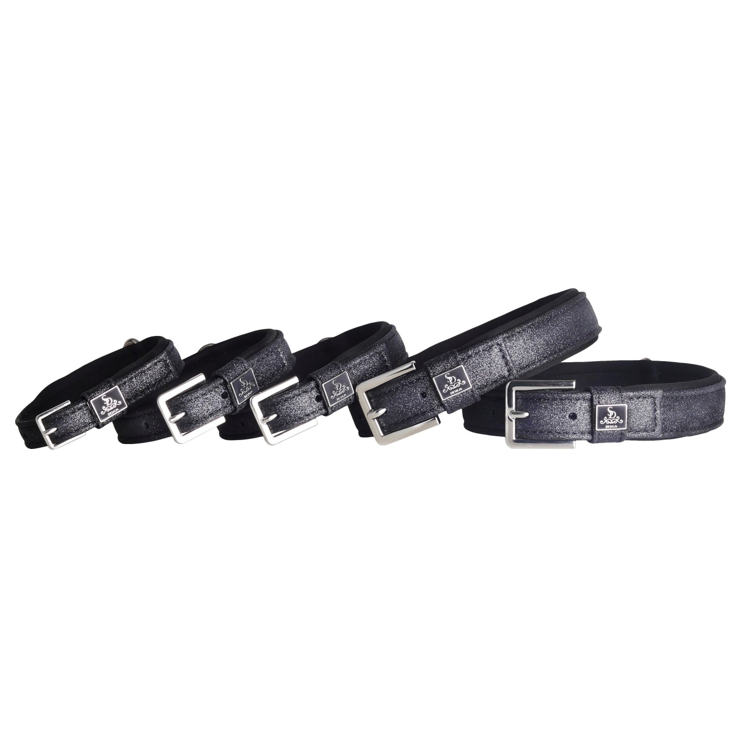 SD Design Hundehalsband Hollywood Glamorous midnight sparkle