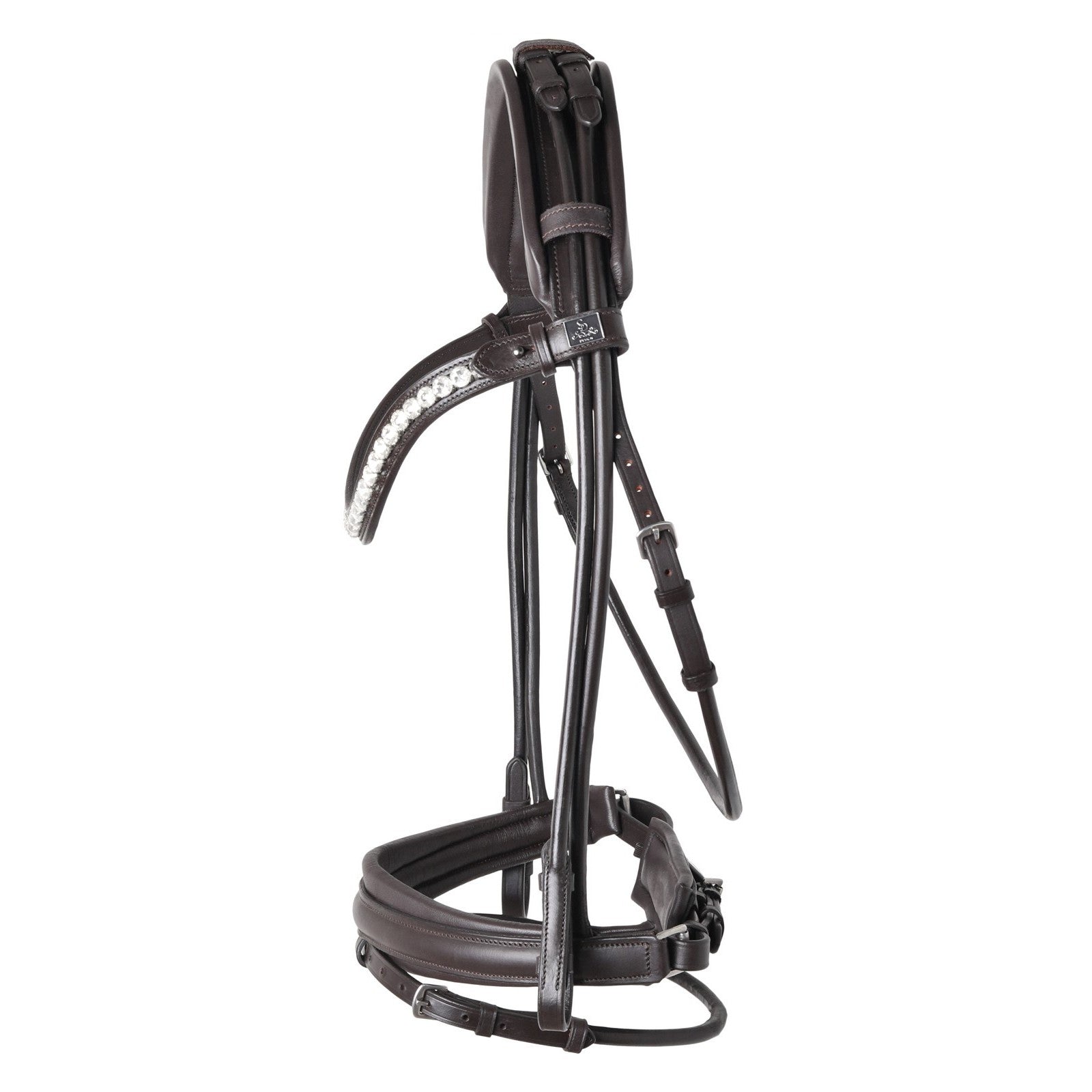 SD Design Bridle Duke de Niro II round stitched brown