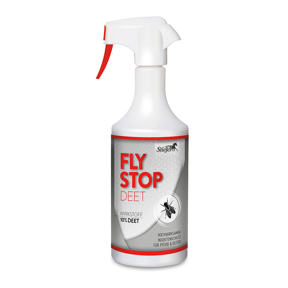 Stiefel Fly Spray Flystop DEET for horse and rider