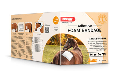 Snögg Animal Care Animal Polster Adhesive Foam Bandage selbstklebend 22 x 200 cm