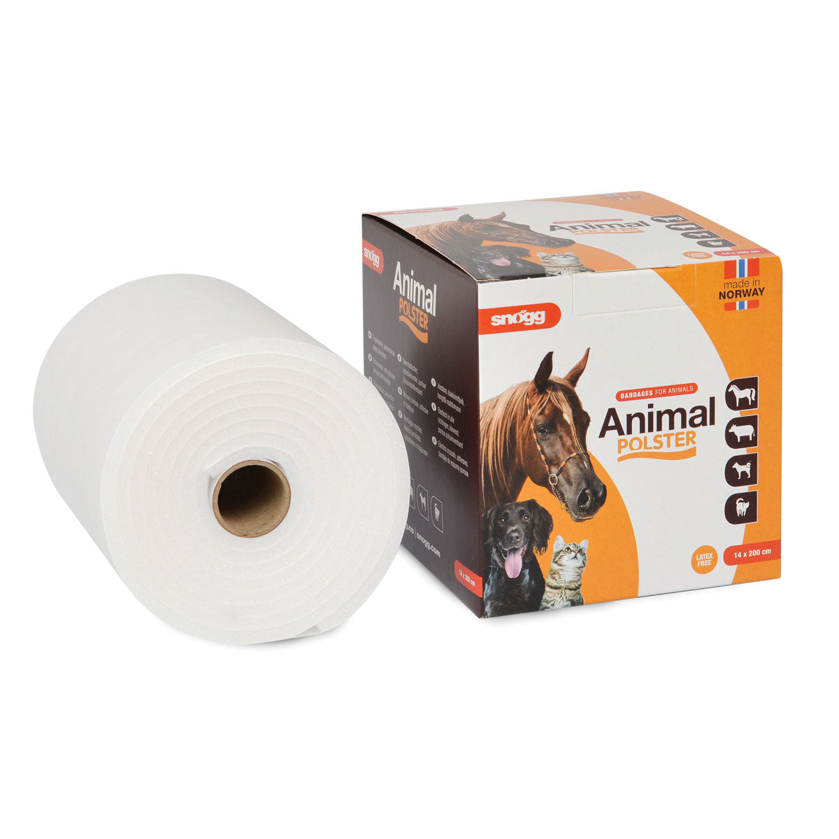 Snögg Animal Care Animal Padded Adhesive Foam Bandage self-adhesive 14 x 200 cm