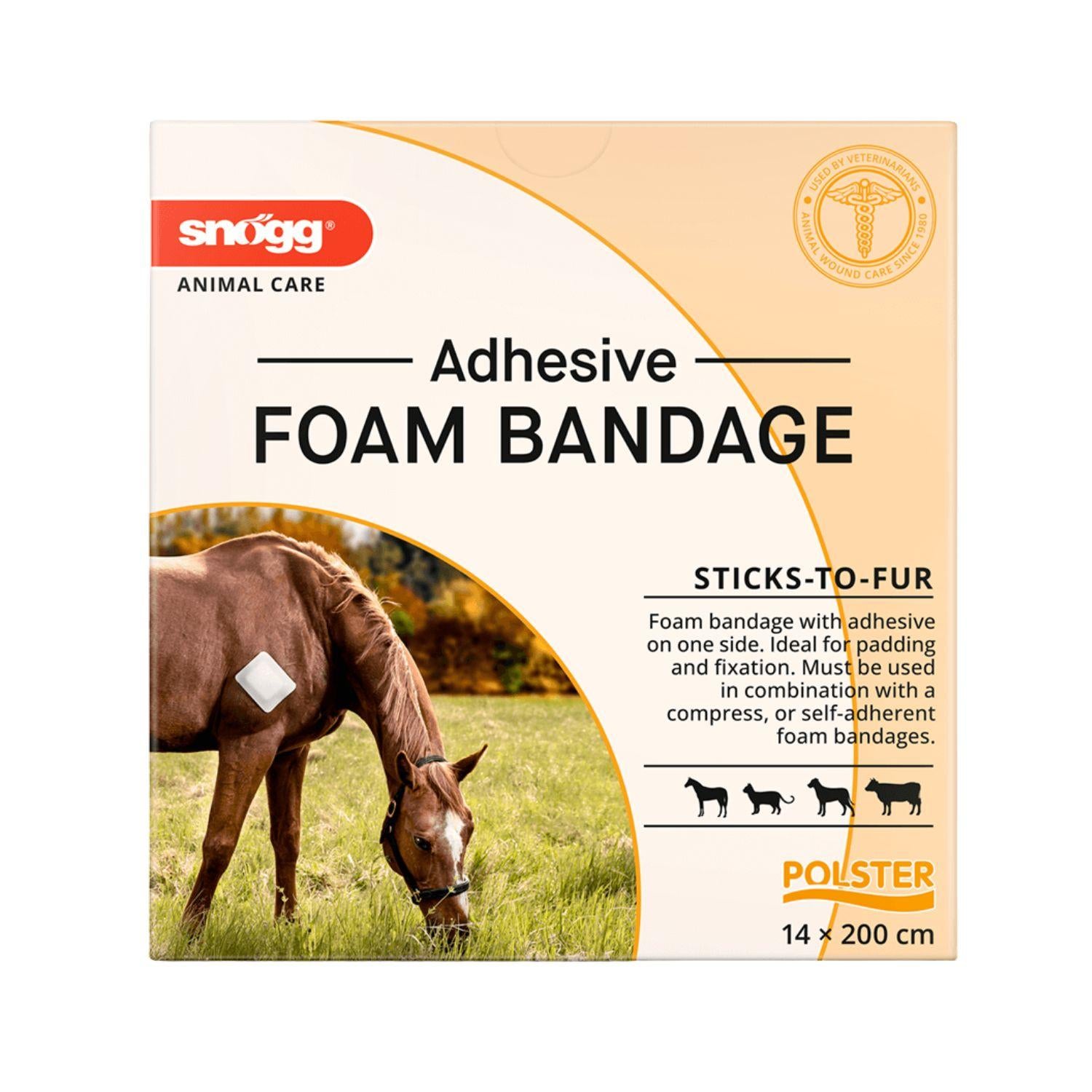 Snögg Animal Care Animal Polster Adhesive Foam Bandage selbstklebend 14 x 200 cm