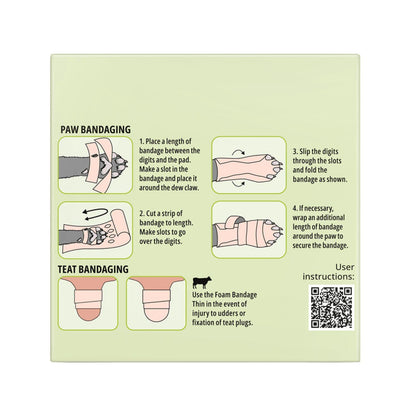 Snögg Animal Care Animal Soft Thin Foam Bandage 6 x 450 cm