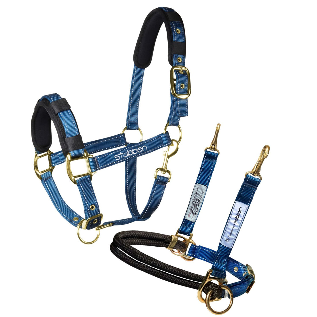 Stübben Stallhalfter Set mit reflektierenden Nähten und LK Controller
